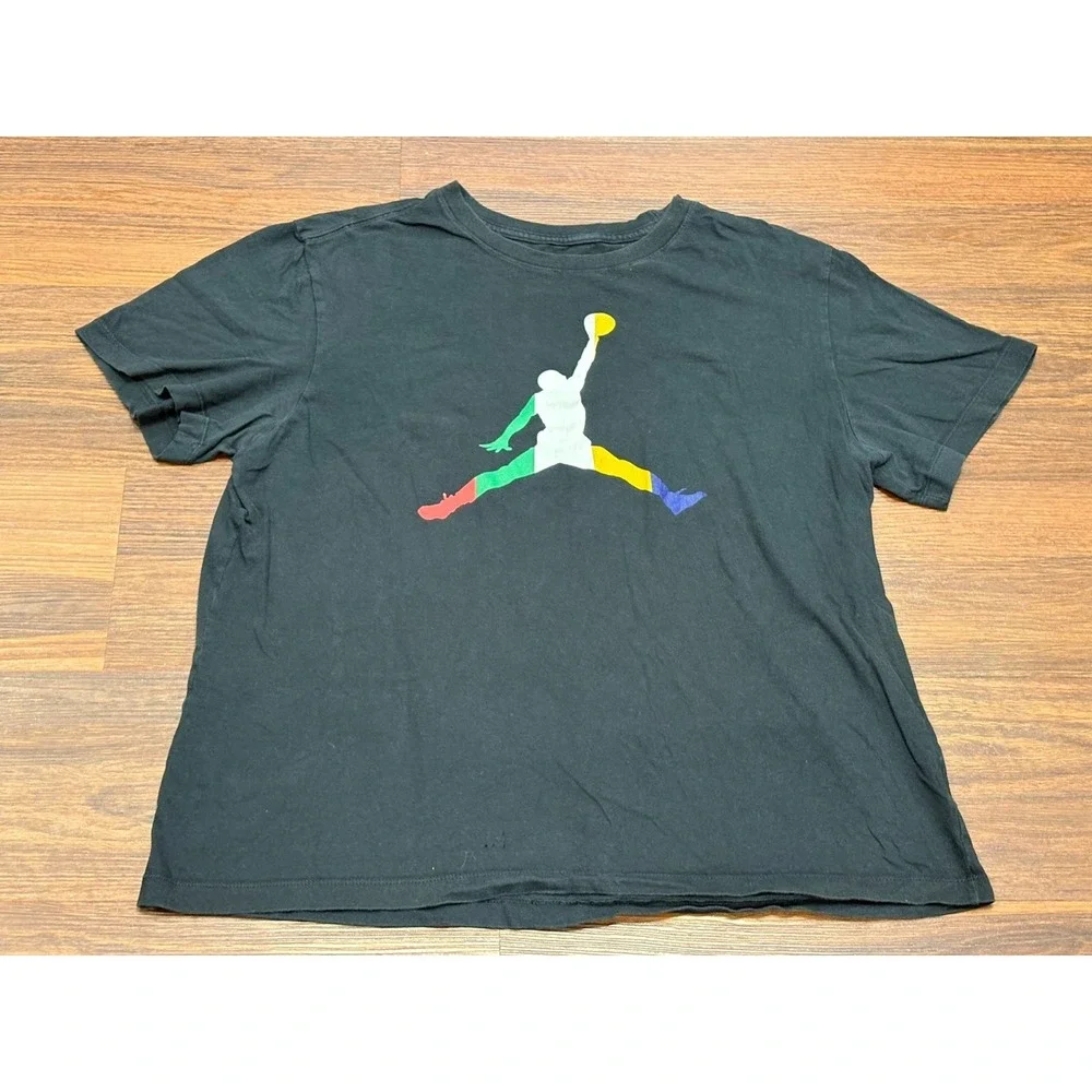 Jordan Shirt Adult XL Black White Red Gold Green Jumpman Basketball Mens
